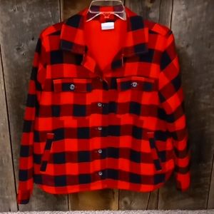 Columbia Buffalo Plaid Flannel Shirt/Jacket